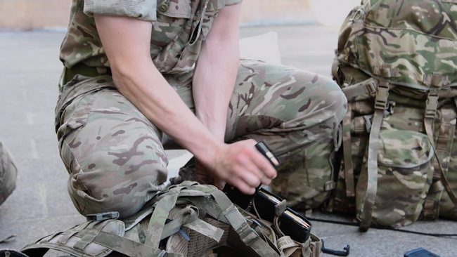 British forces member