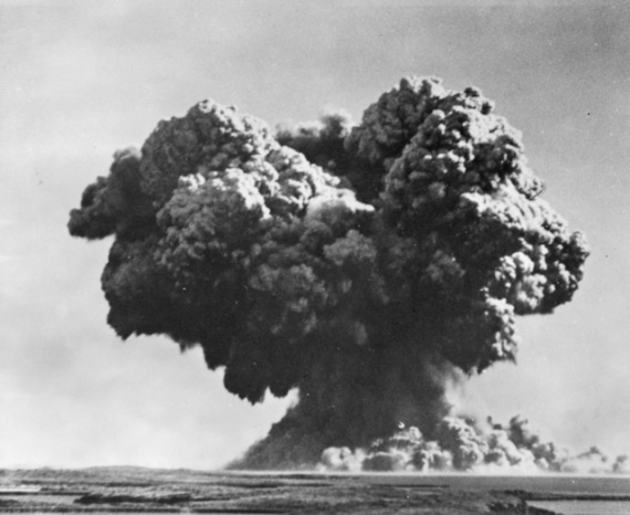 British atomic nuclear weapon test during Operation Hurricane