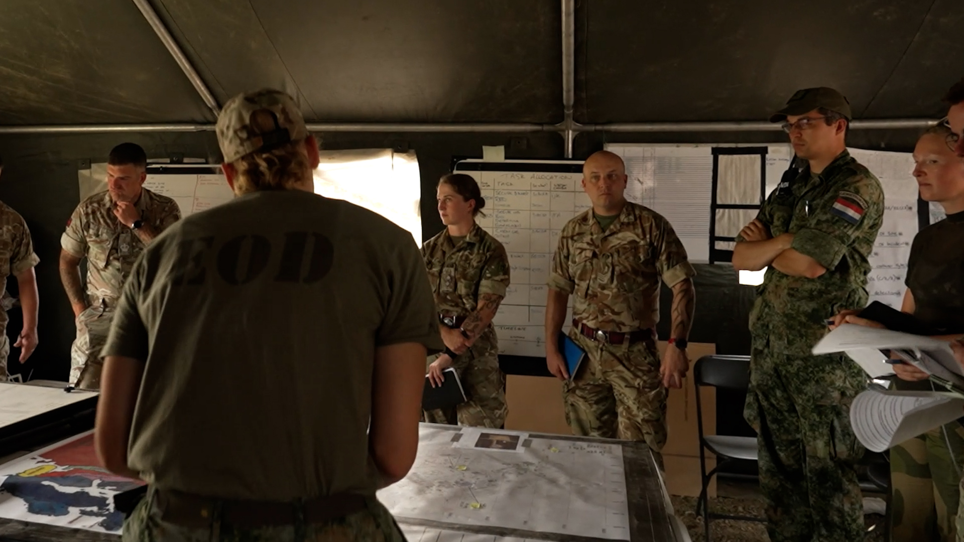British leading one of the three task forces during CBRN exercise