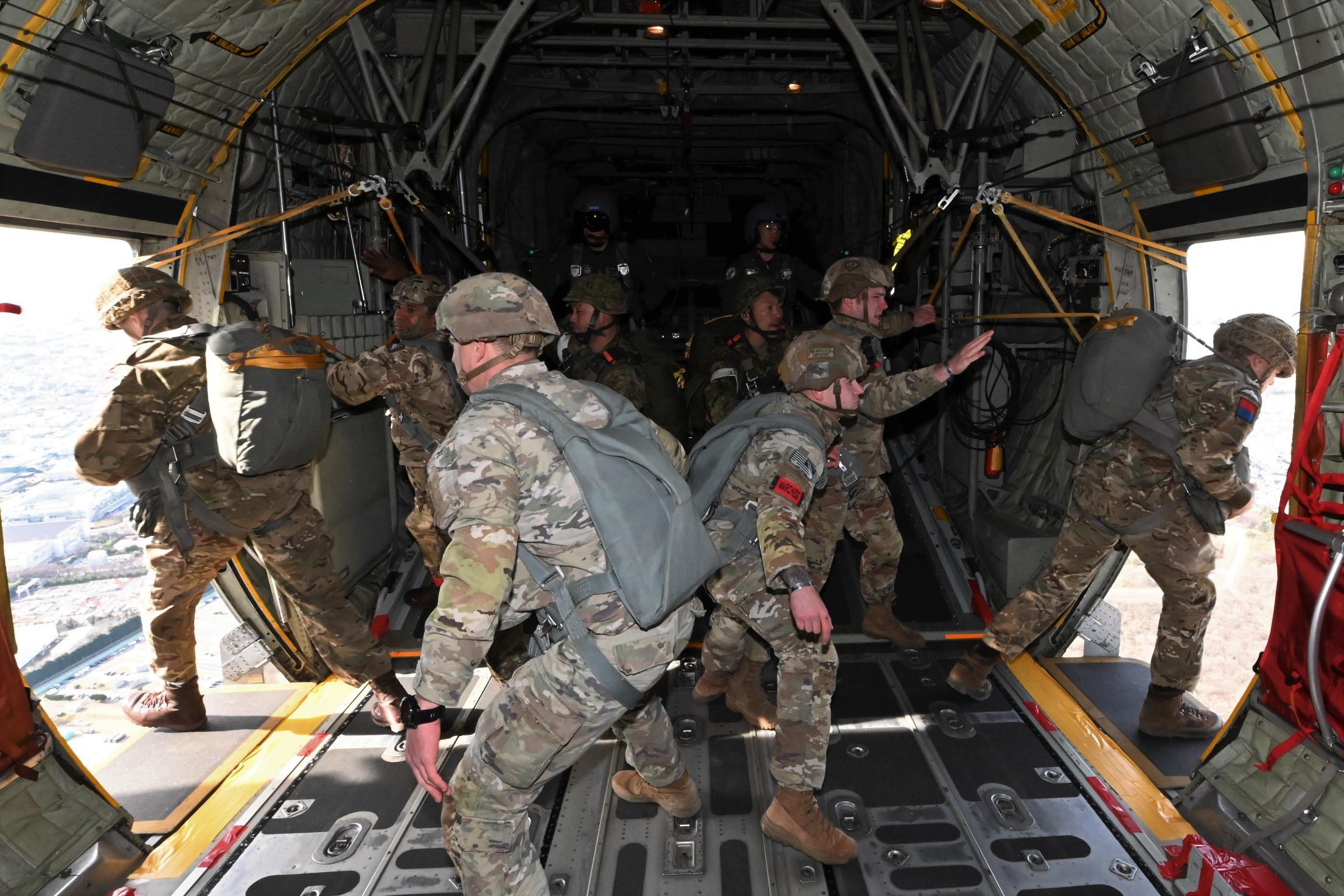 British paratroopers earn their Japanese parachute wings on Exercise New Year Jump (Picture: British Army).