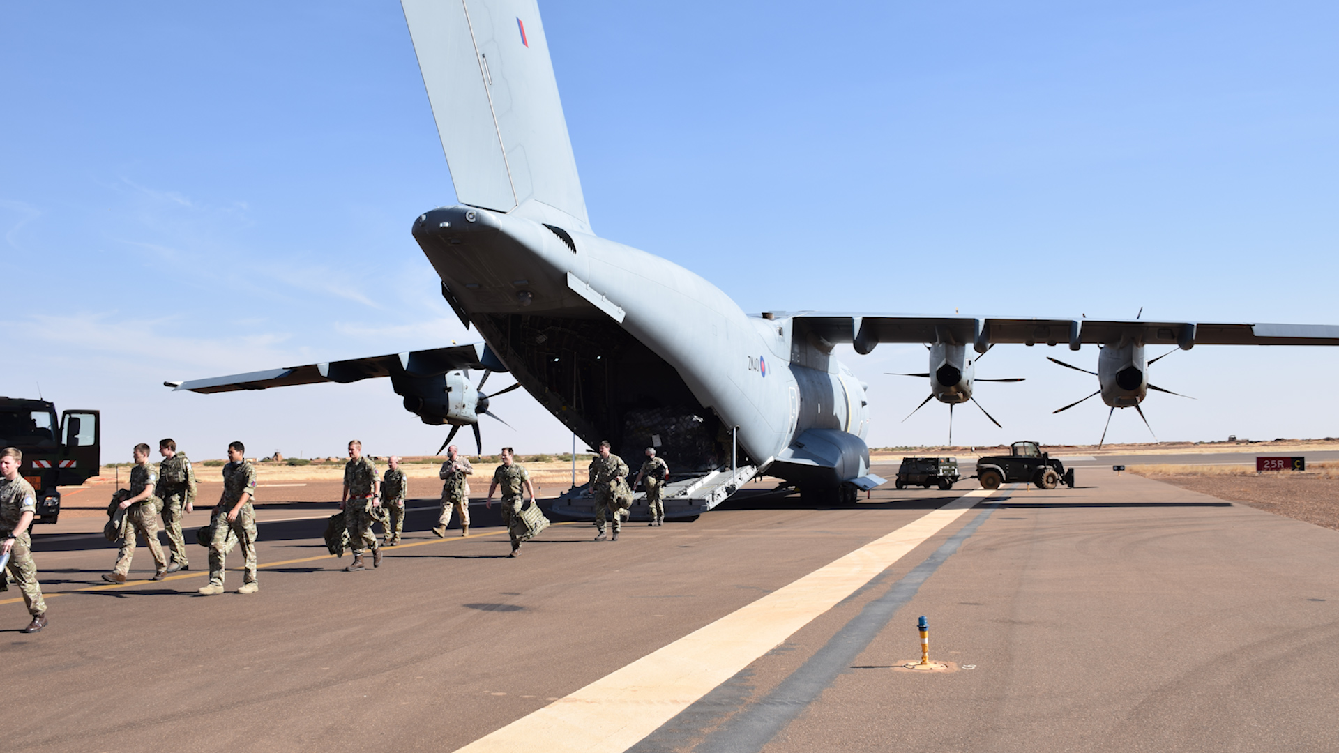British troops in Mali