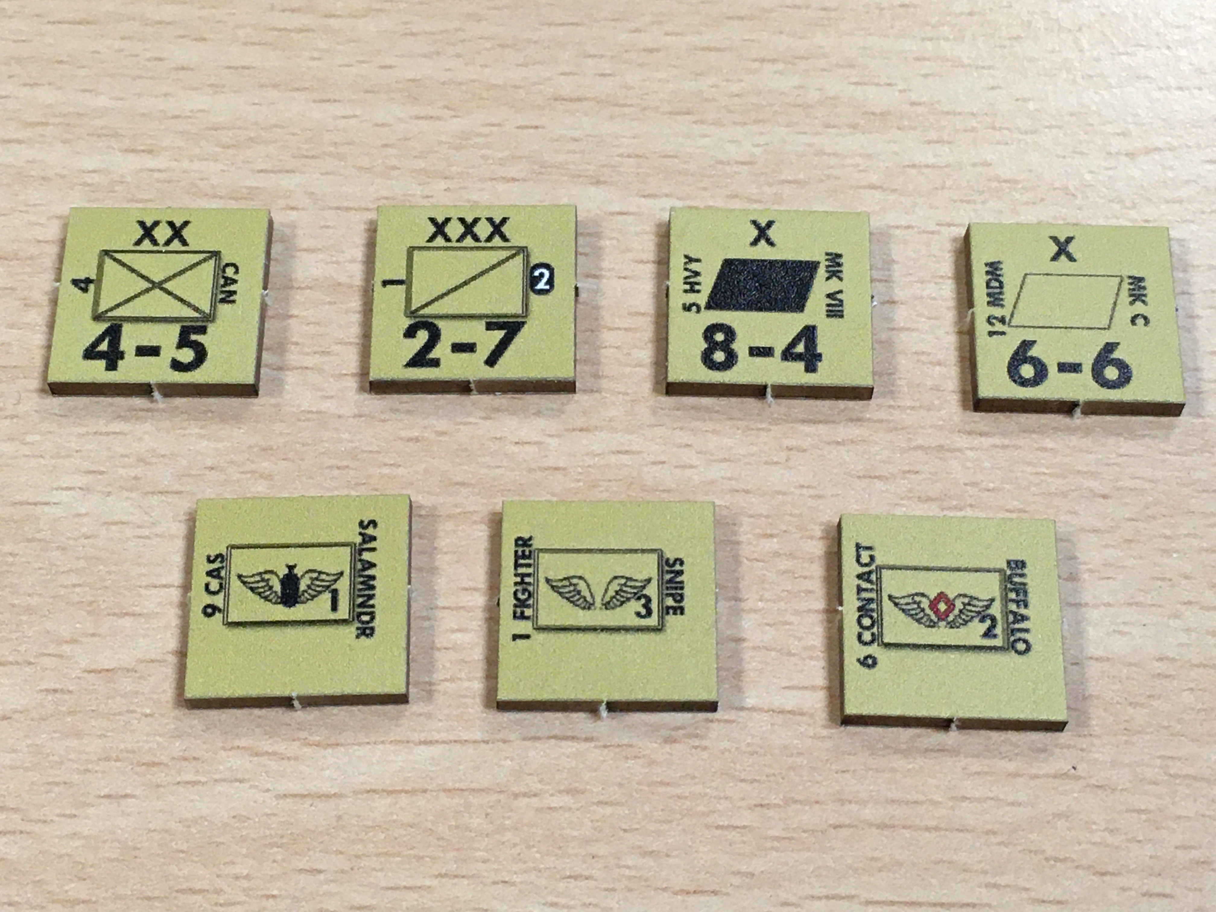 British units from board game plan 1919