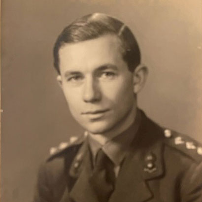 British Army veteran Peter Whitely 100th birthday archive image CREDIT Peter Whiteley