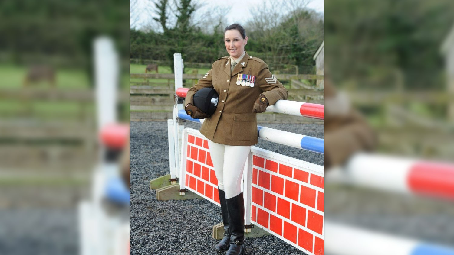 121225 British Army veteran Rebecca Foran-Coutts is a very keen polo player CREDIT Rebecca Foran-Coutts