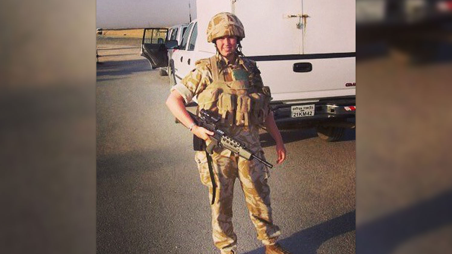 121225 British Army veteran Rebecca Foran-Coutts pictured during her 14 year service CREDIT Rebecca Foran-Coutts