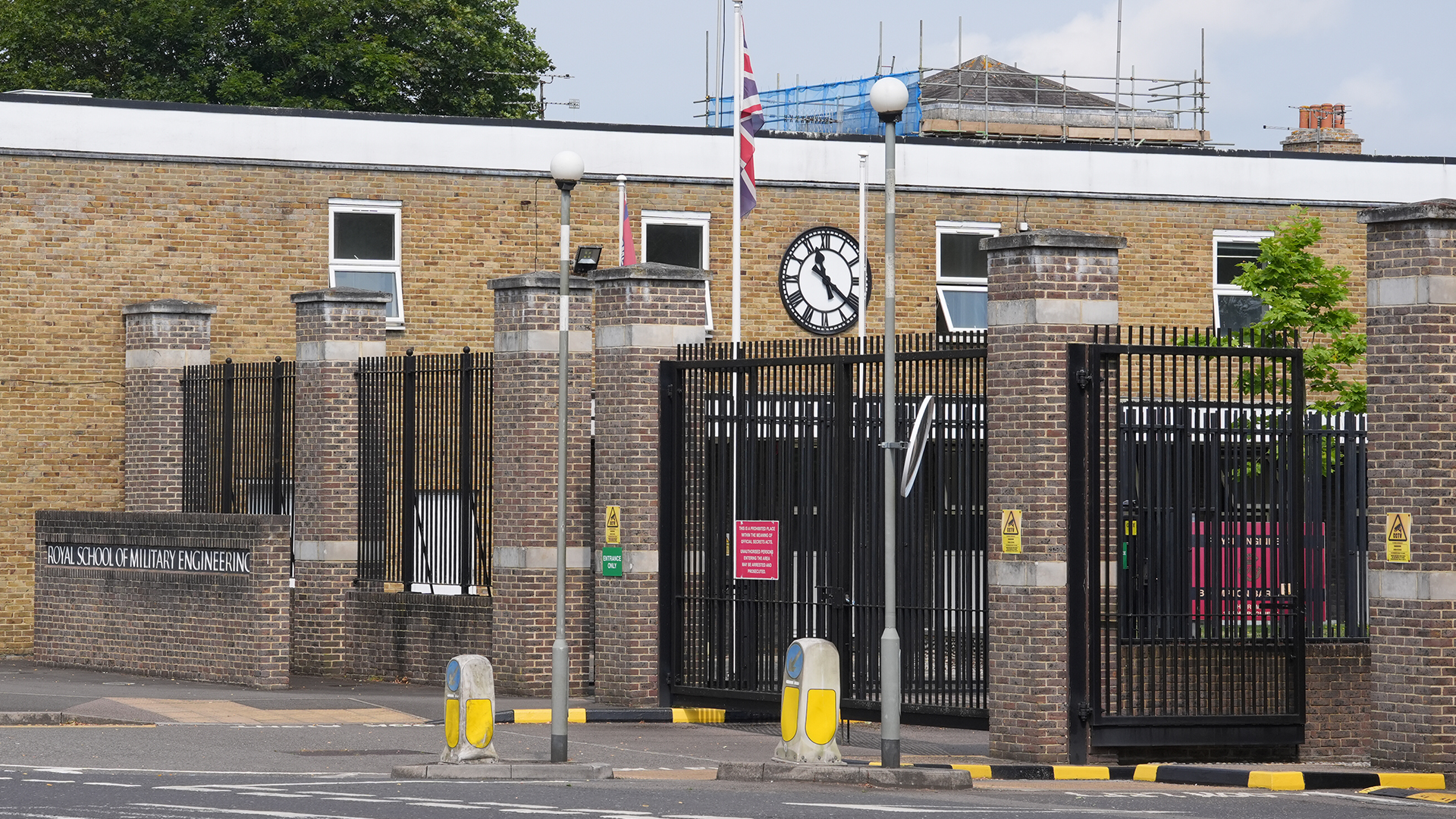 Brompton Barracks is the home of 1 Royal School of Military Engineering Regiment, which trains Royal Engineer soldiers in construction, engineering and watermanship (Picture: PA)