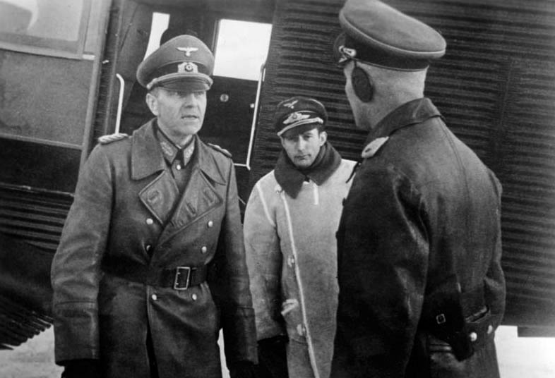 Paulus arriving in southern Russia in January 1942 before the Battle of Stalingrad