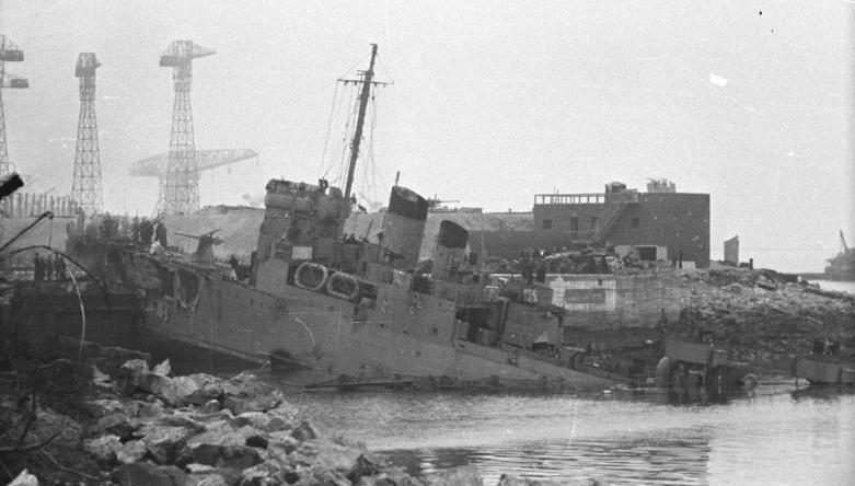 HMS Campbell. Credit Bundesarchiv
