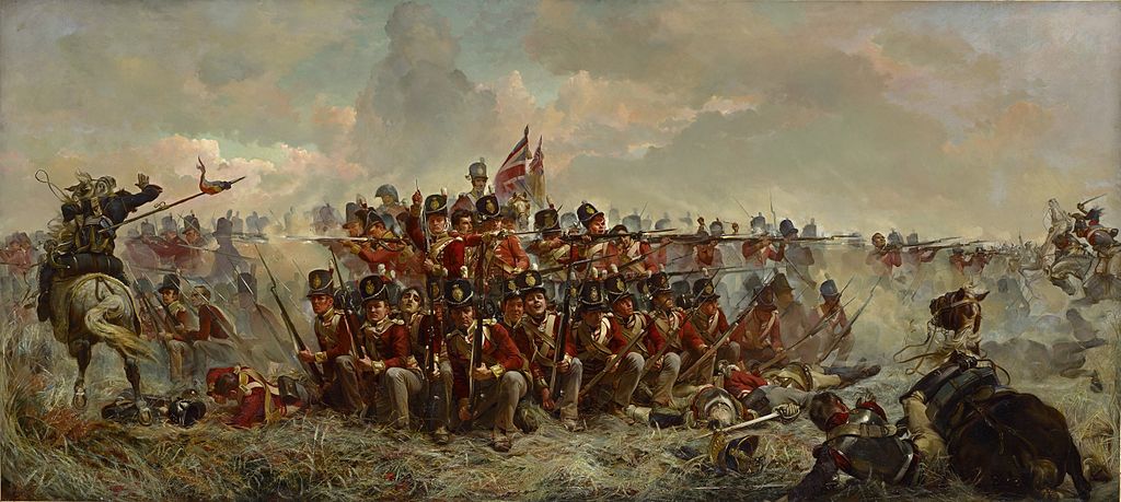Butler_Lady_Quatre_Bras_1815 infantry square