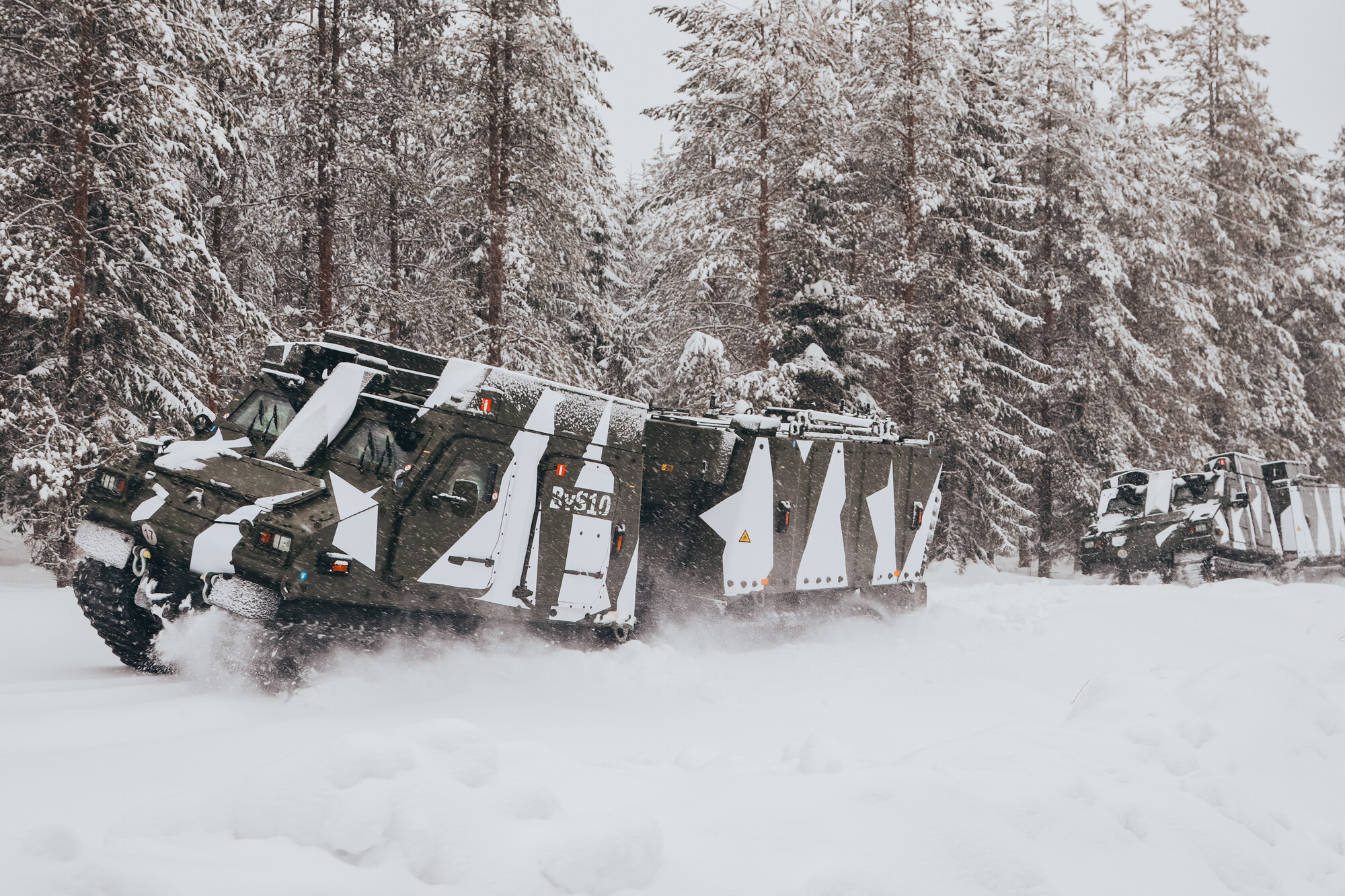 Royal Marines will receive 60 amphibious all-terrain armoured vehicles to support operations in the harshest environments, as part of a trilateral agreement announced today (Picture: MOD).