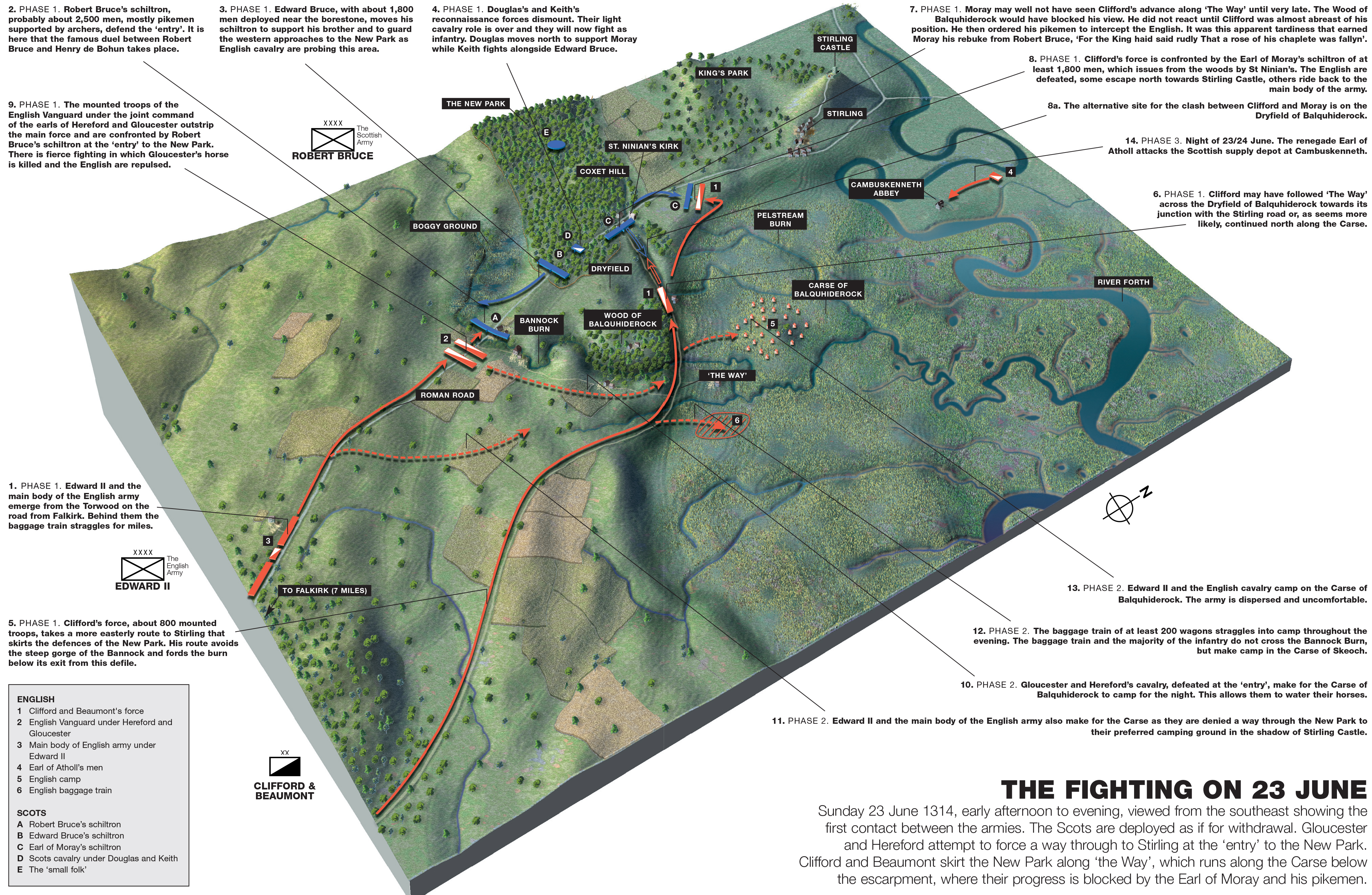 Bannockburn 3D map