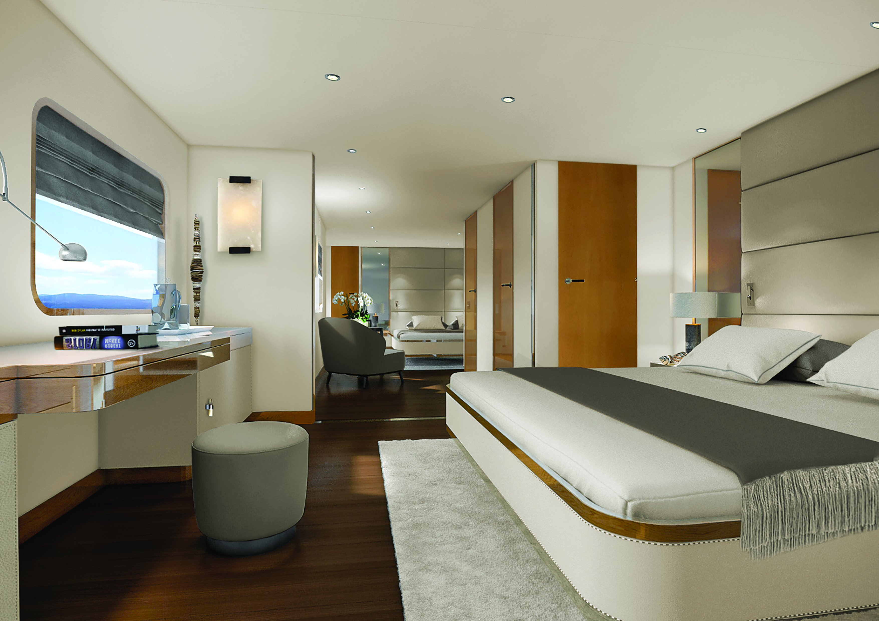 Forecastle Deck suite on the Aqua Blue. Formerly HMS Beagle: Copyright Aqua Expeditions