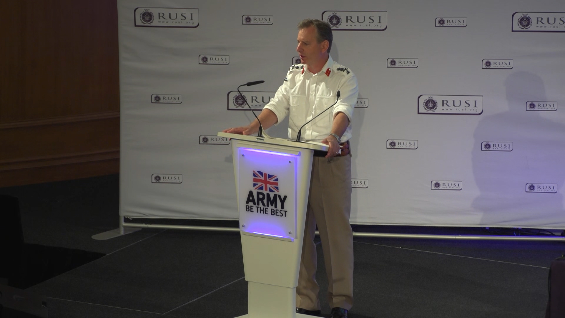 General Sir Mark Carleton-Smith made the comments in front of personnel and dignitaries at an annual land warfare conference in Central London.