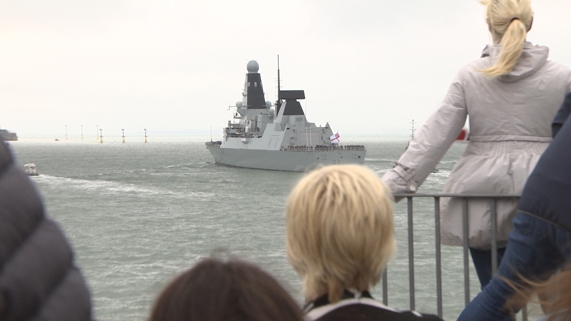 HMS Diamond Sets Off For 9 Month Deployment In The Gulf