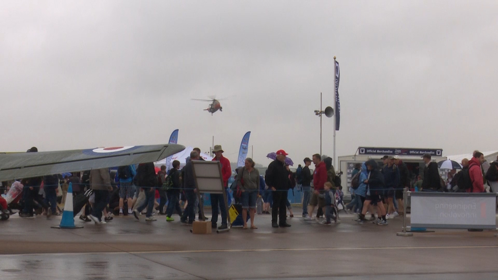 Crowds Flock To RIAT 2017 Despite Bad Weather