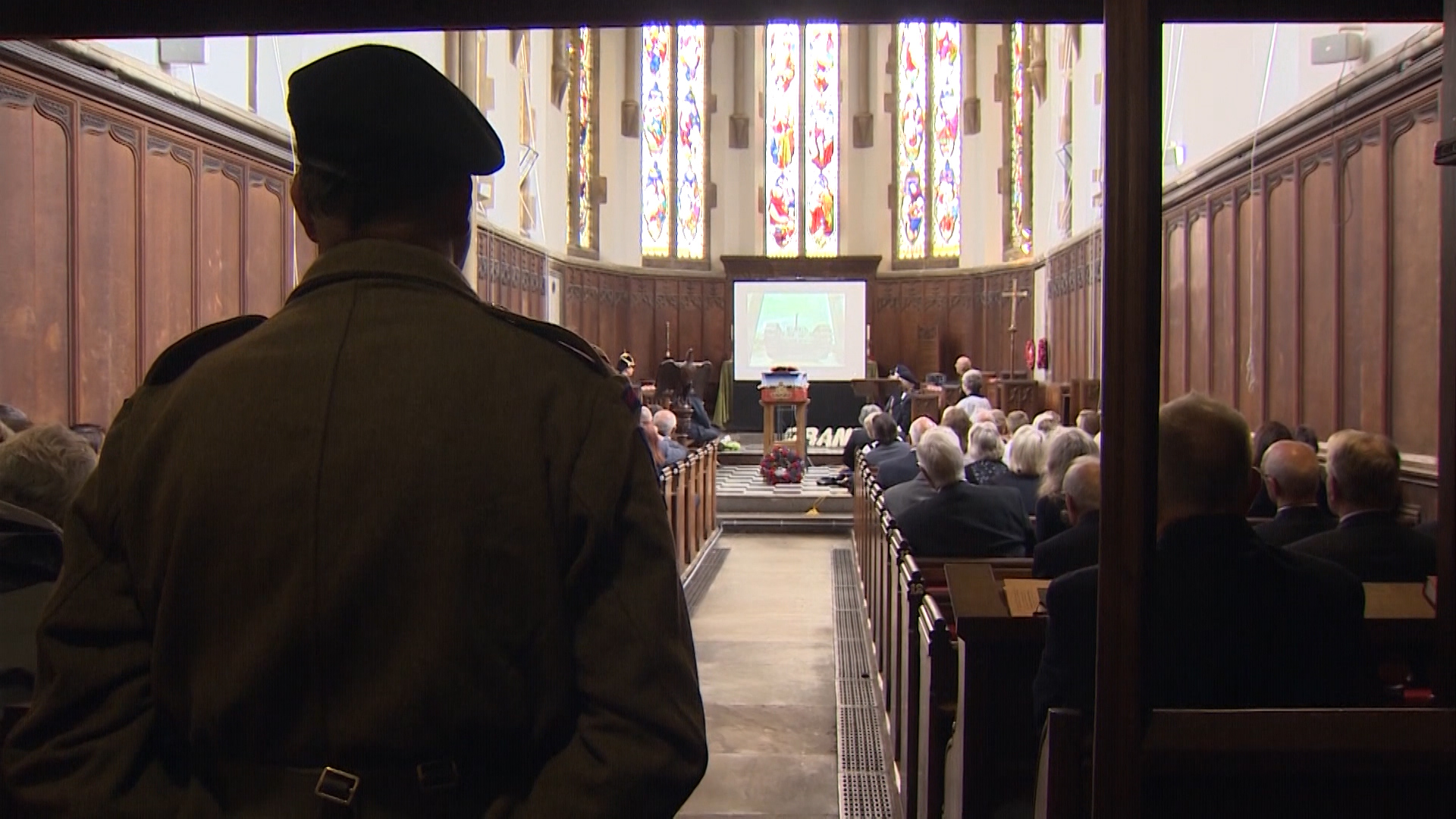 Service for 96 Year Old WW2 Veteran And Tireless Military Campaigner