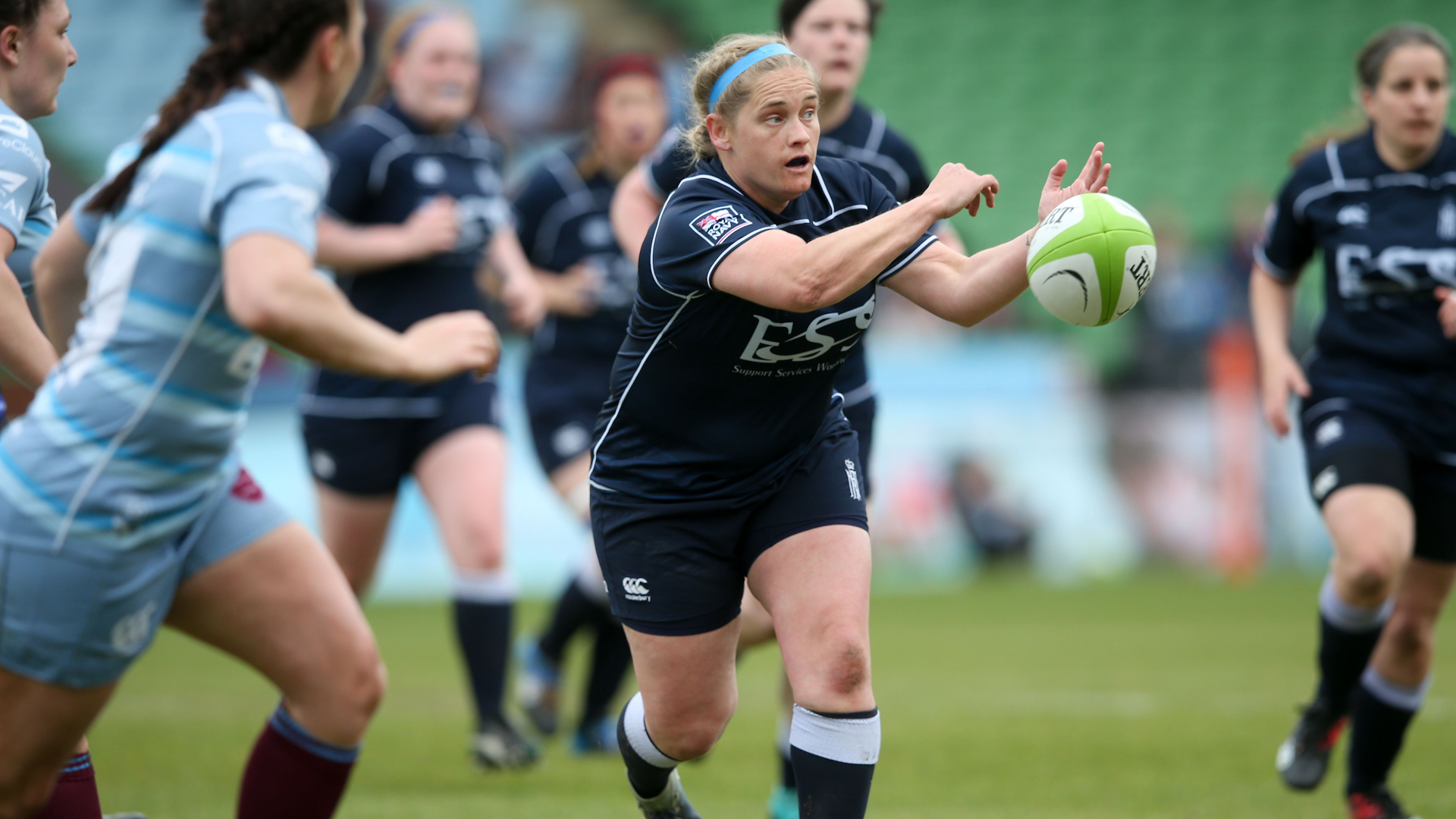 CPO Sarah Jenkins playing for Navy v RAF in 2019 Credit Alligin Photography Date 2019.jpg