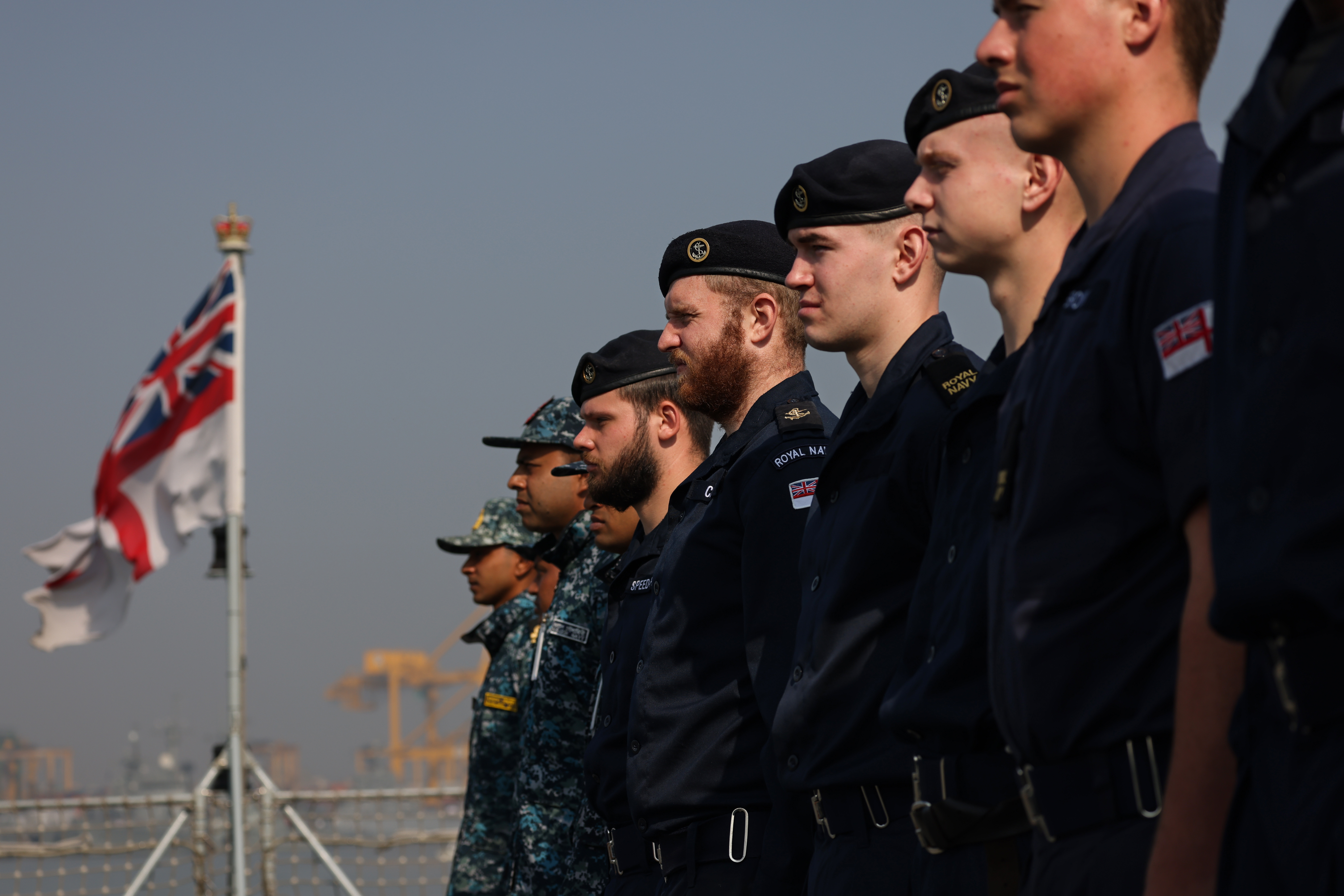 CREDIT ROYAL NAVY HMS Tamar in Bangladesh