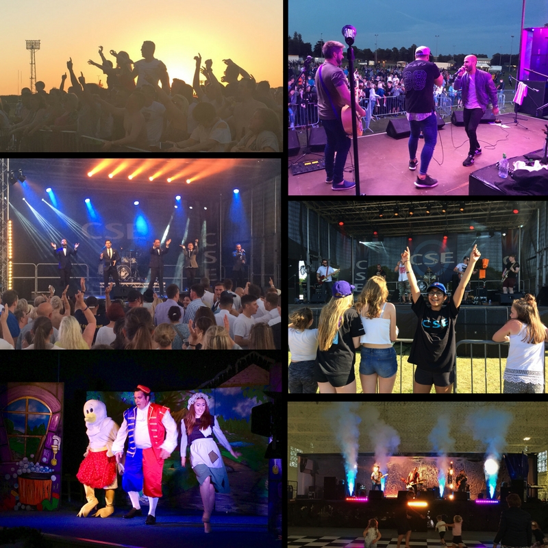 A selection of paid for shows put on by CSE in 2017