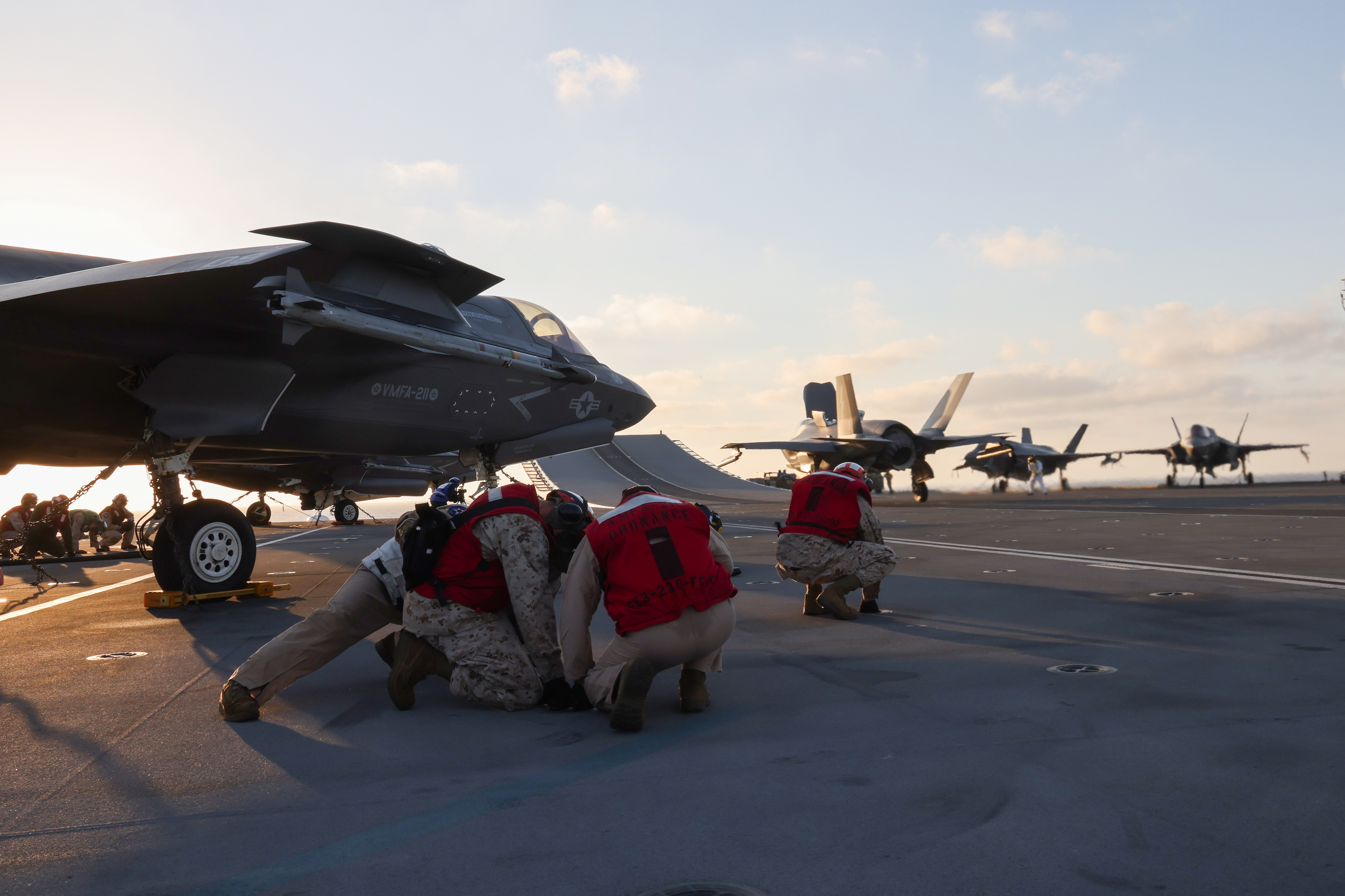 CSG21 F35 jets aboard HMS Queen Elizabeth 22062021 CREDIT MOD Crown copyright