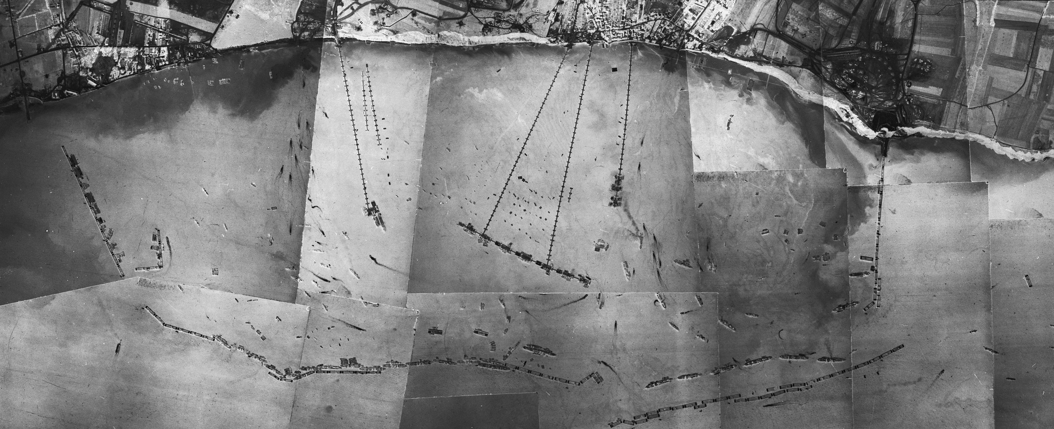D-Day Mulberry Harbour Map. Credit to Imperial War Museum