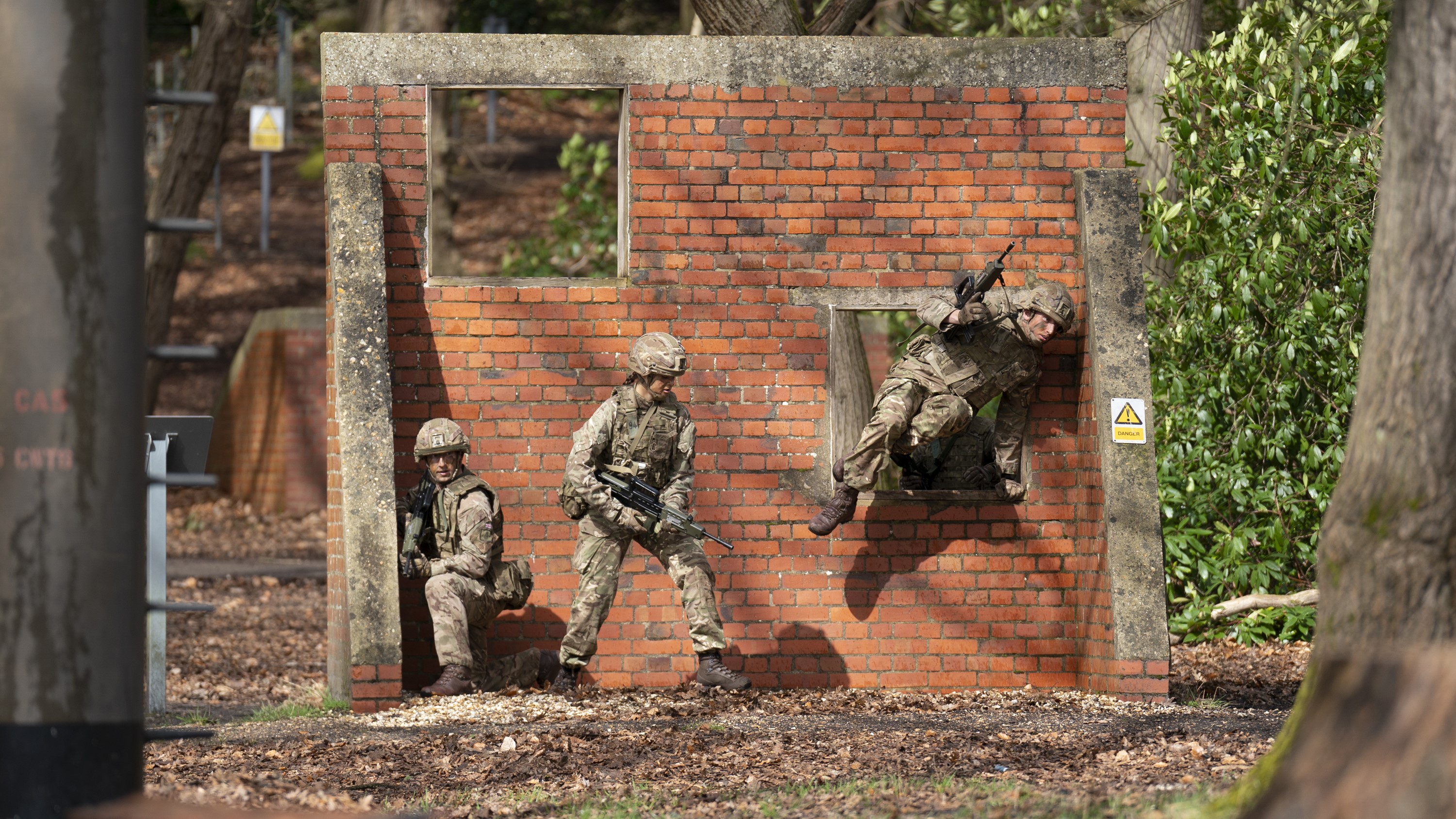 Cadets on a training exercise at the Royal Military Academy Sandhurst (RMAS) in Berkshire 300323 NO REUSE CREDIT PA WIRE, PA IMAGES .jpg 