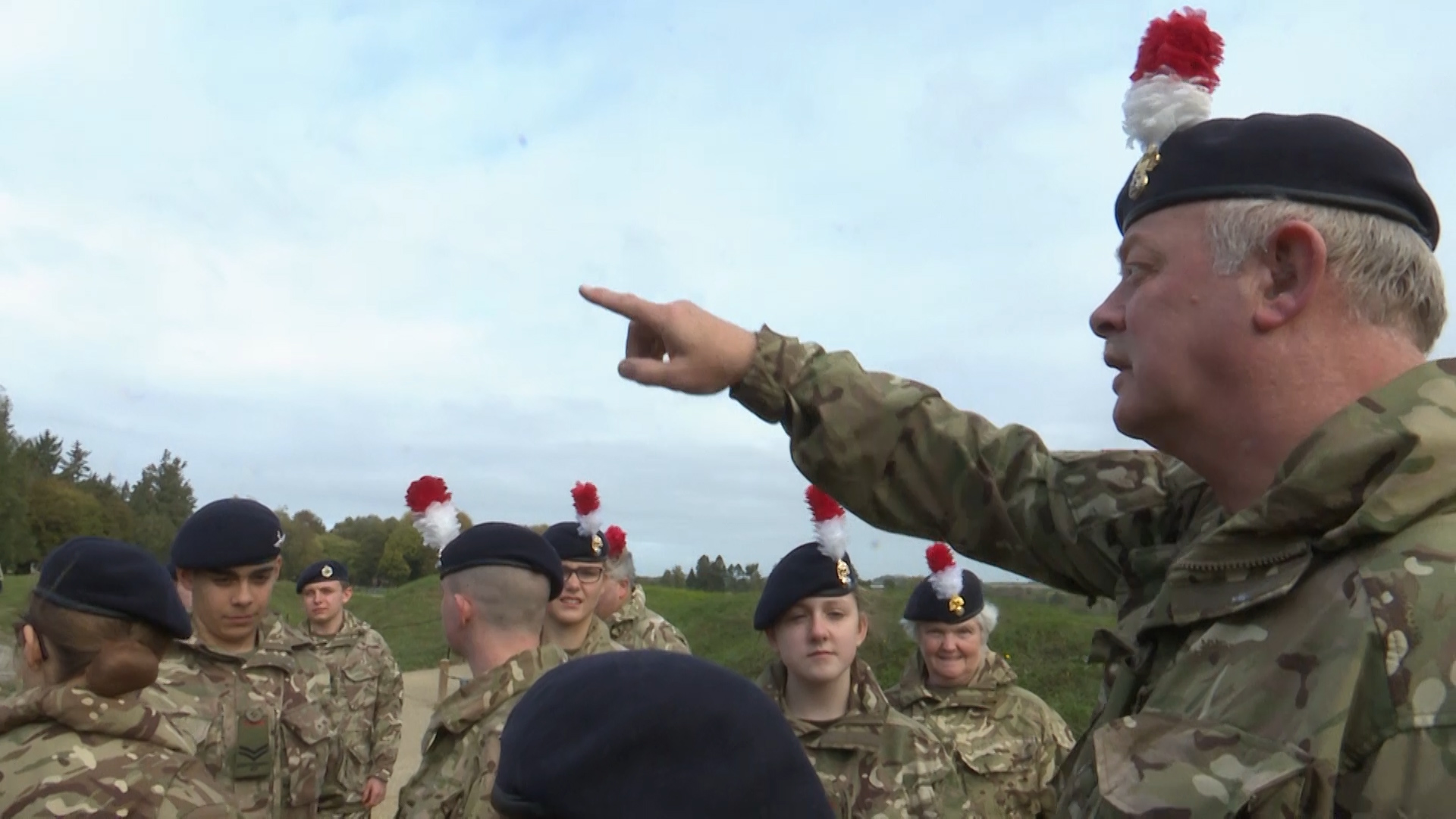 Cadets on the Somme recieve a lesson in history 091118 CREDIT 091118