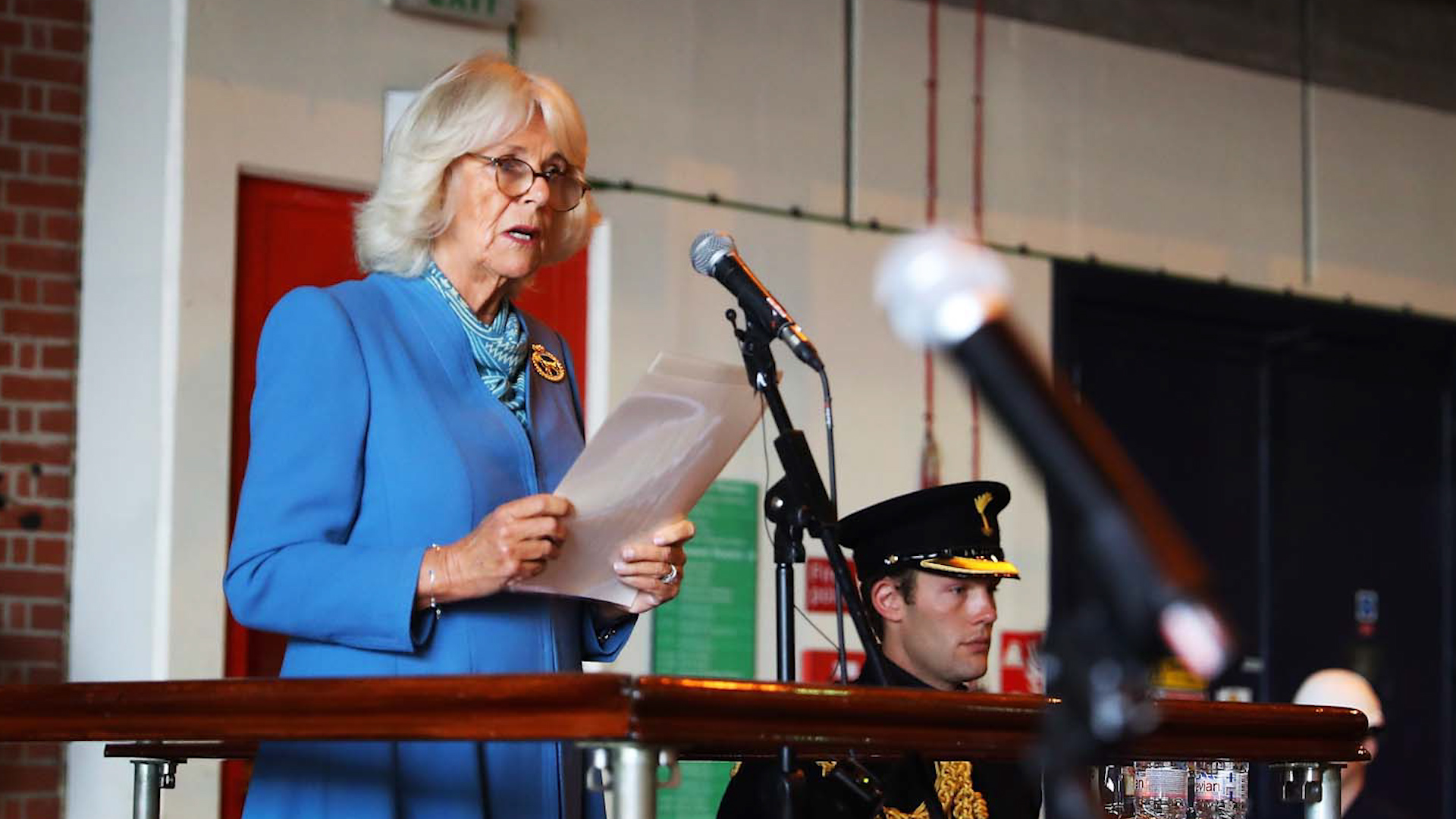 Camilla told the submariners: "Please know that, wherever you may be, I will be holding you all in my thoughts and prayers." (Picture: Royal Navy).