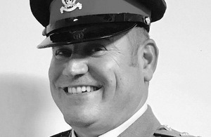 British Army soldier Captain Dean Sprouting
