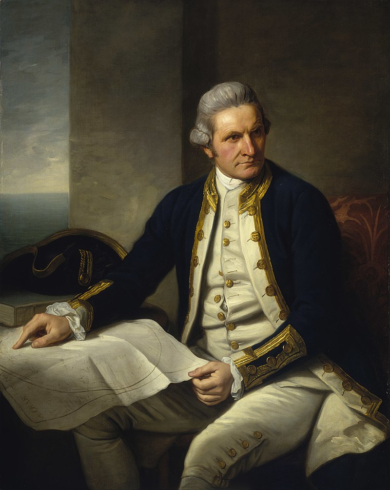 Captain Cook's First Voyage of Discovery made him a national hero (Image: National Maritime Museum).