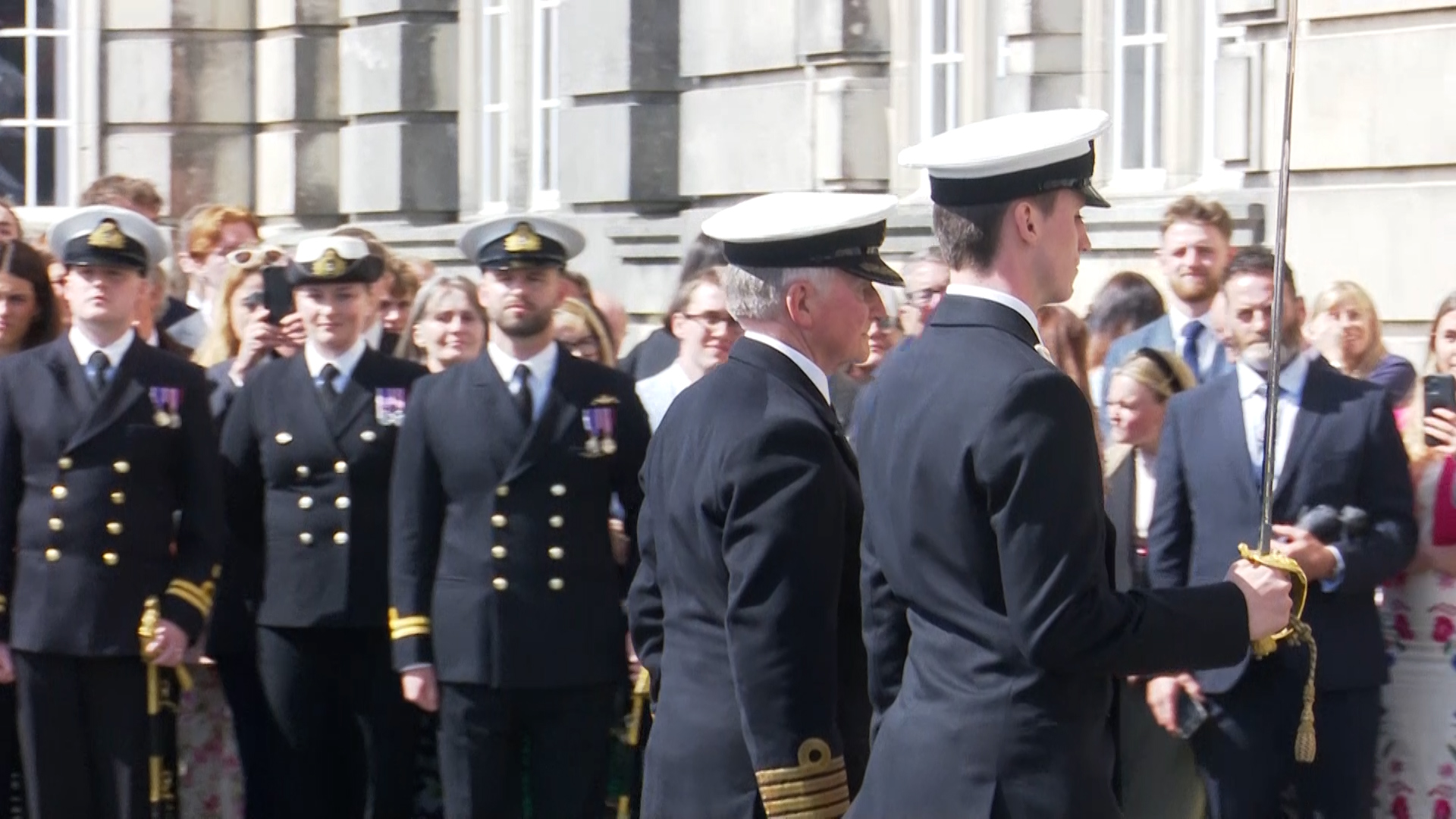 Captain Malcom Farrow at BRNC Dartmouth