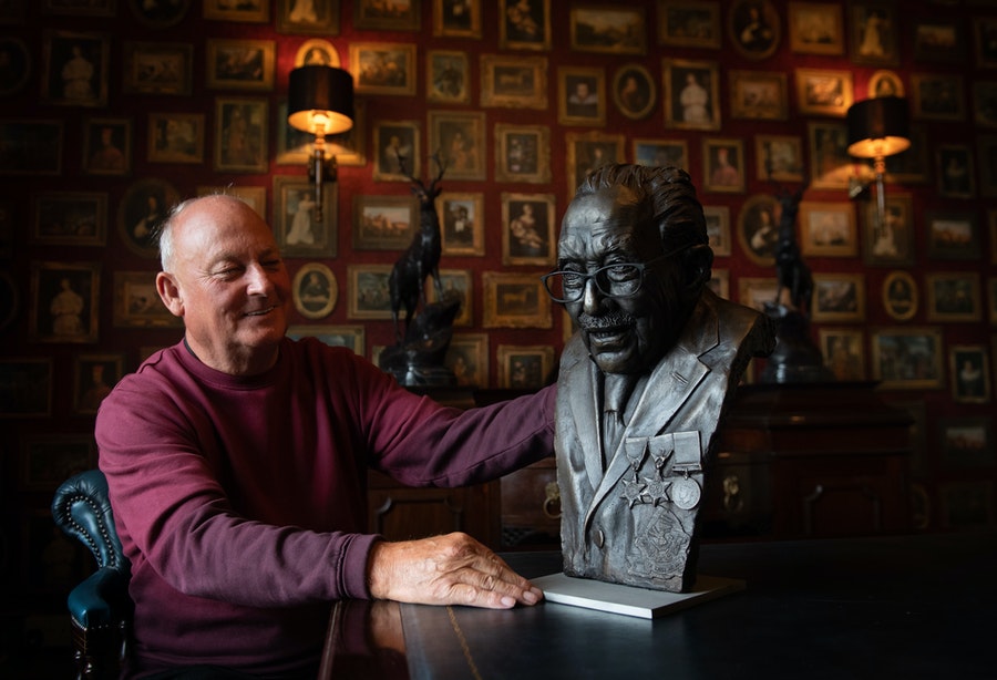Captain Sir Tom Moore Bust 16072020 CREDIT PA