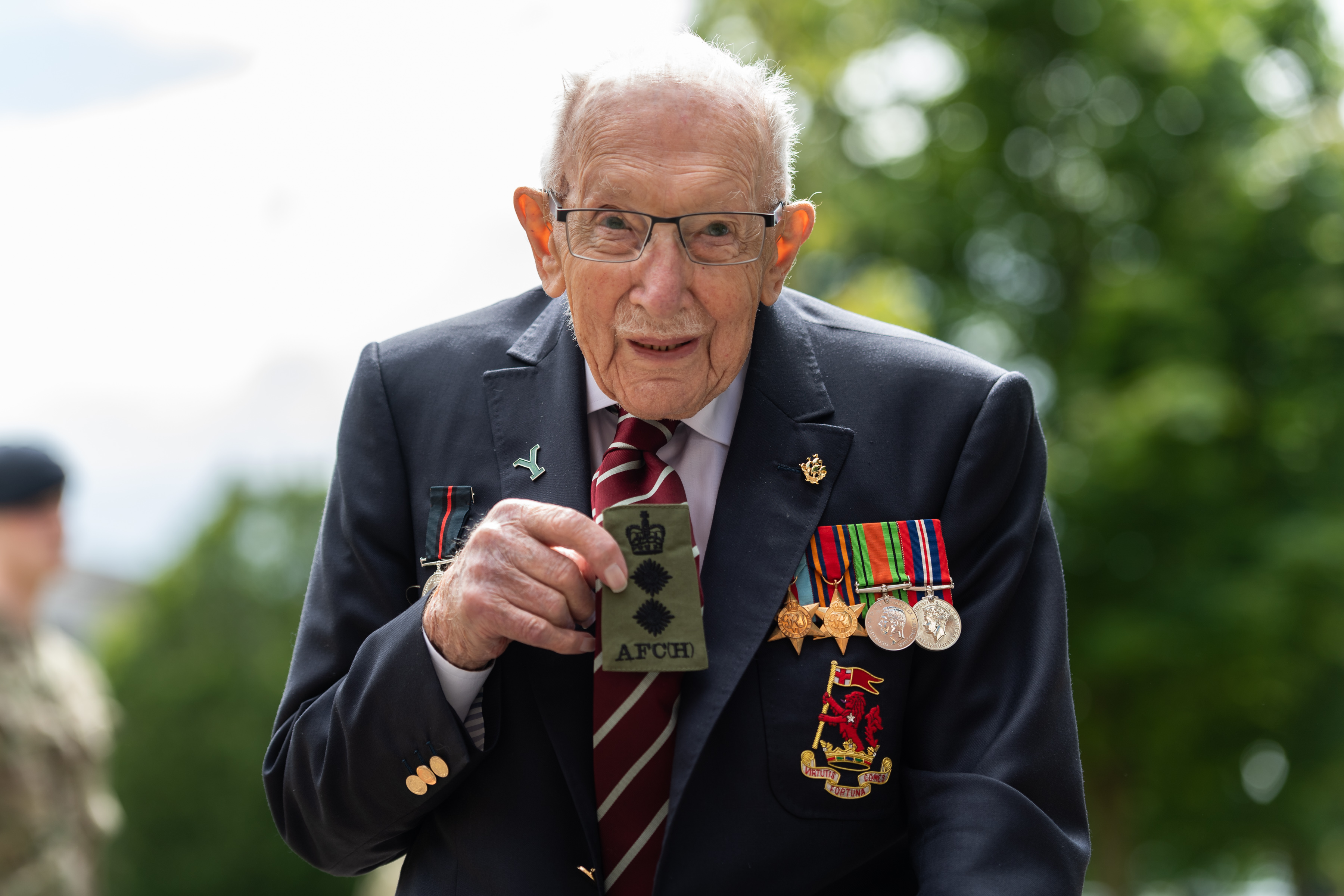 Cover image: Captain Sir Tom Moore at Army Foundation College in Harrogate (Picture: MOD).