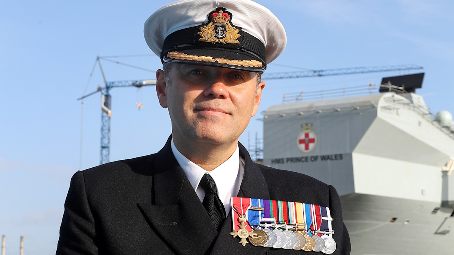 Captain Stephen Moorhouse HMS Prince Of Wales 110918 CREDIT MOD