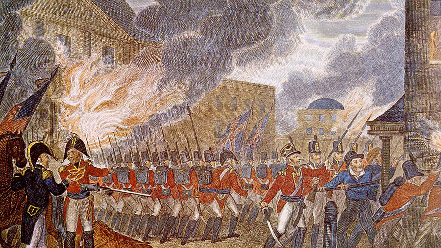 Capture of the City of Washington during the War of 1812 CREDIT Lori Stewart, US Army Intelligence Center of Excellence