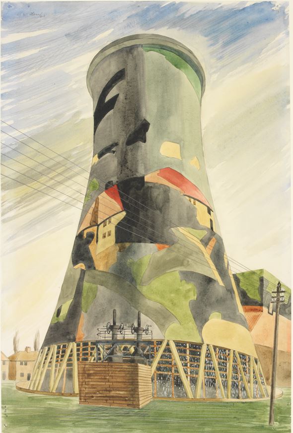 The Big Tower, Camouflaged, 1943
