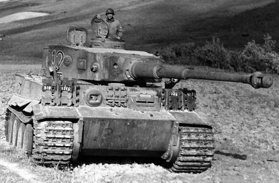 Captured German Tiger tank WWII