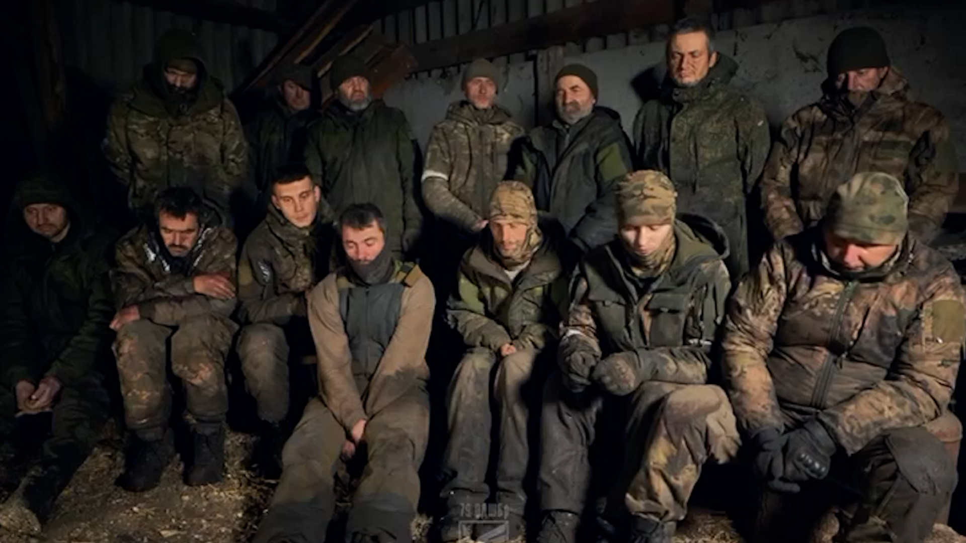 Captured Russian soldiers CREDIT 79th Brigade