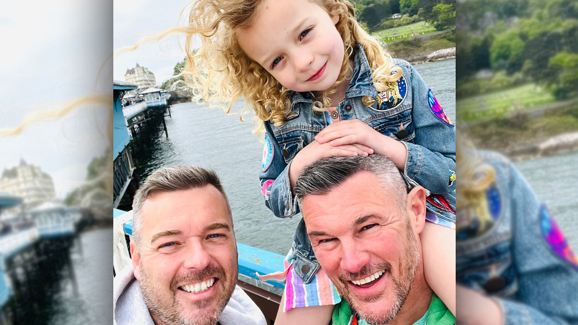 Carl, Simon and Willow (Picture: Carl Austin-Behan)