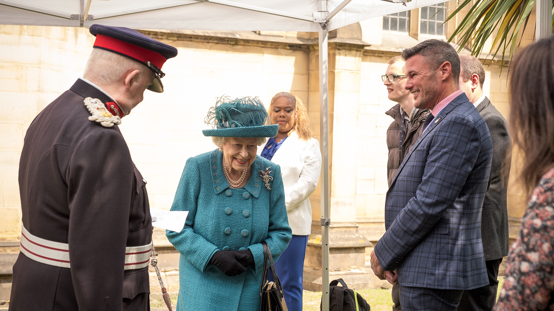 Carl, as Lord Mayor of Greater Manchester from 2016-17, met Queen Elizabeth II (Picture: Simon Bray)