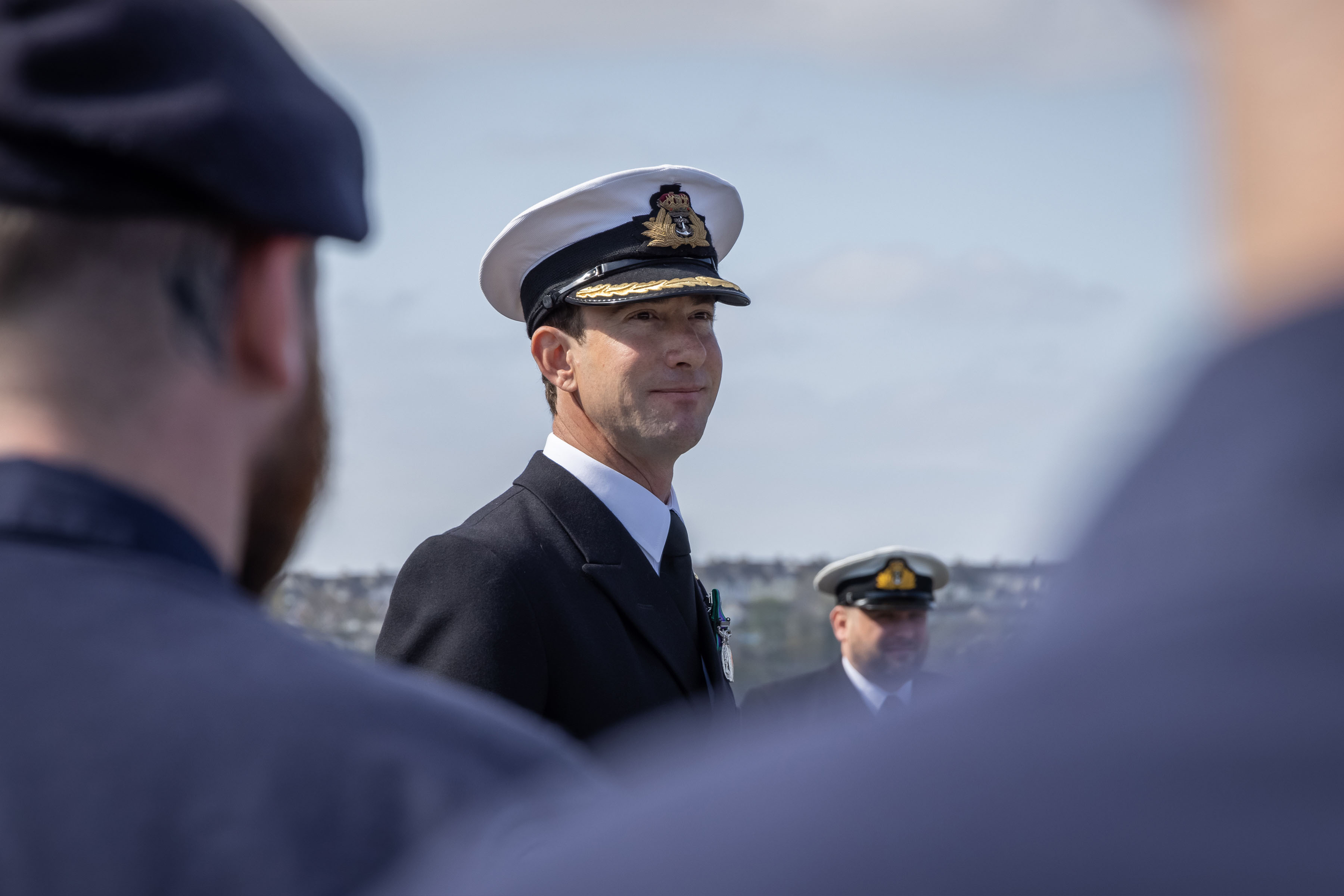 Cdr Wheen addresses the Ship’s company.jpg