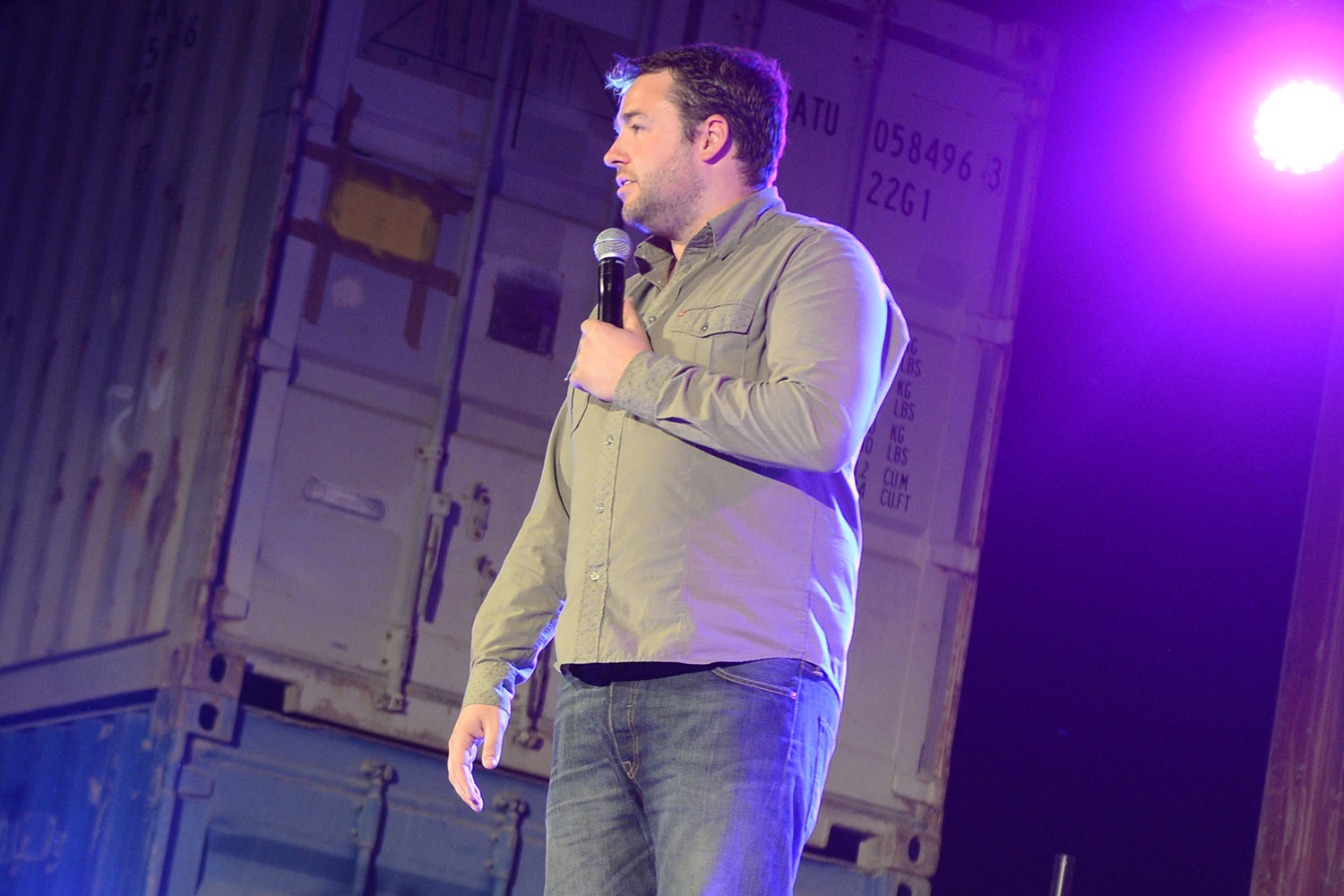Comedian Jason Manford In Afghanistan