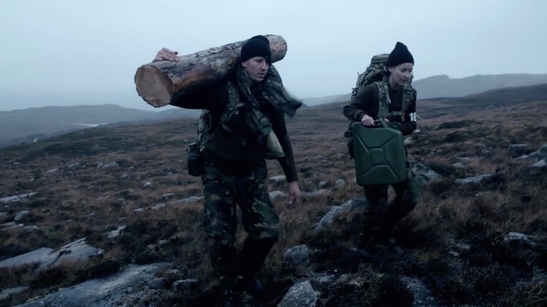 Celebrity SAS Who Dares Wins Episode 3 Brendan Cole Helen Skelton Credit Channel 4