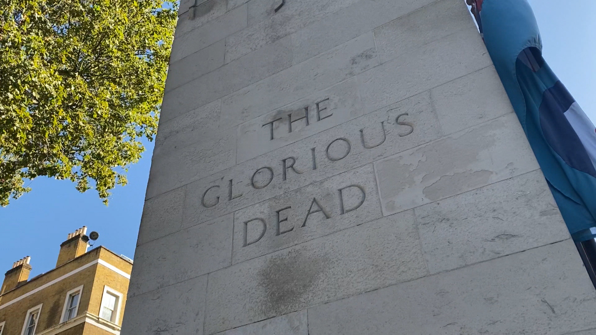 Library photo of the Cenotaph in central London.