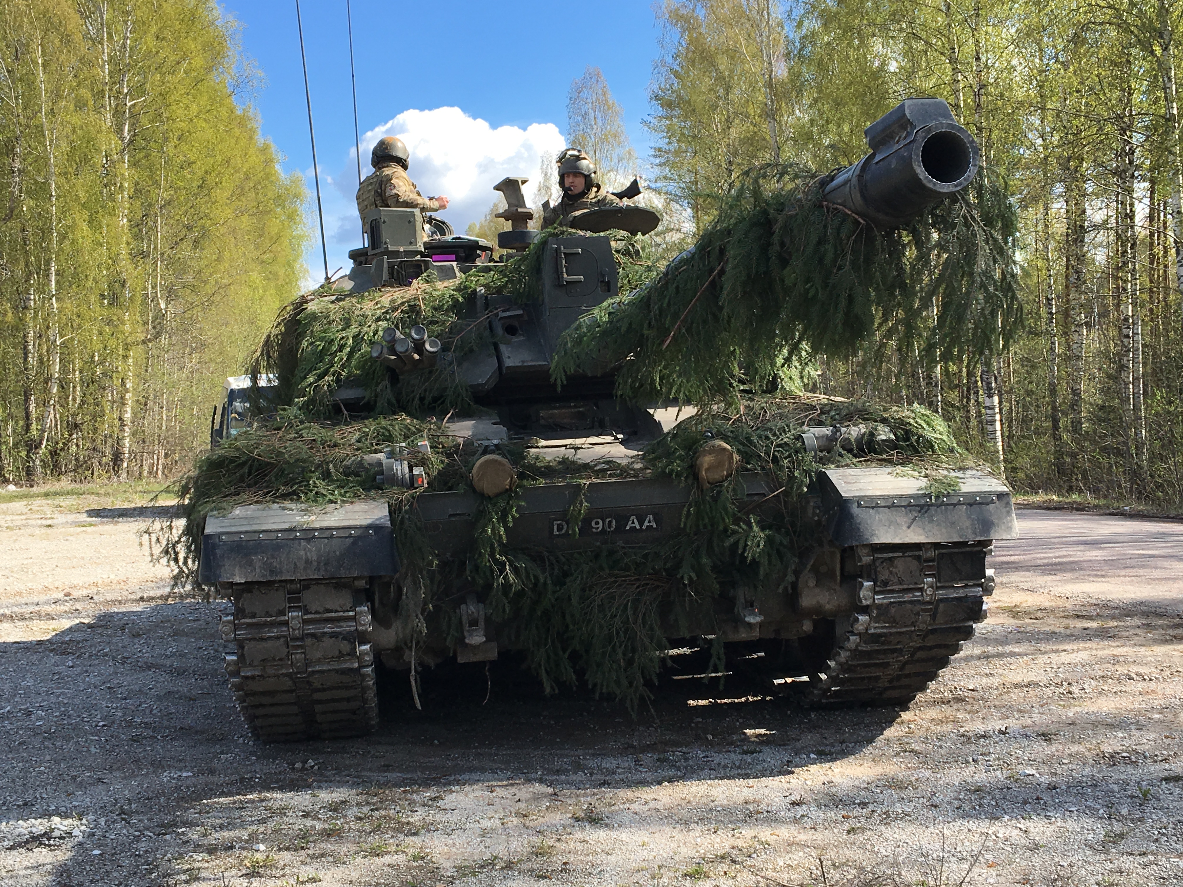 The Challenger 2 is the British Army's main battle tank.