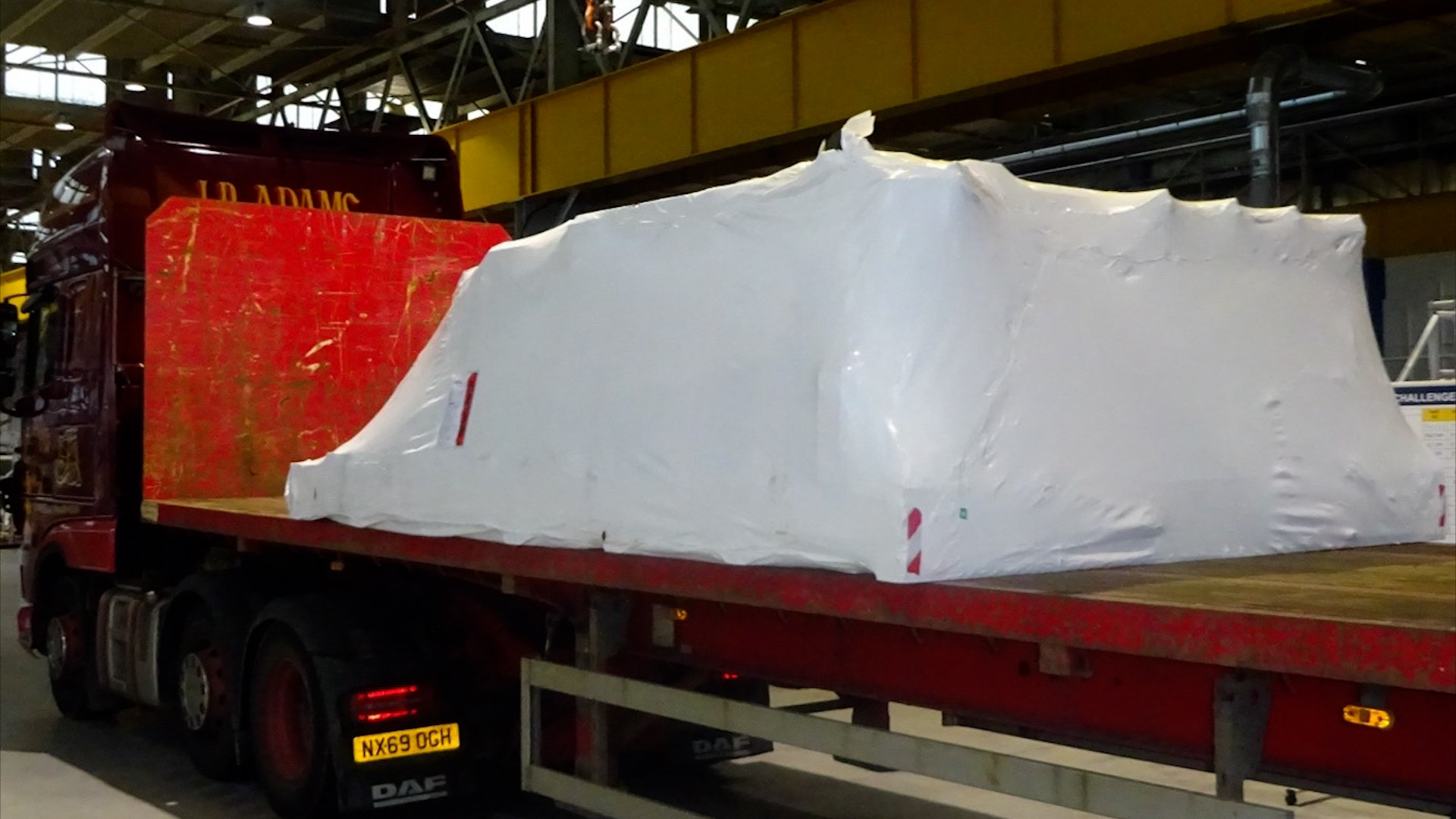 Challenger 3 turret prototype under cover