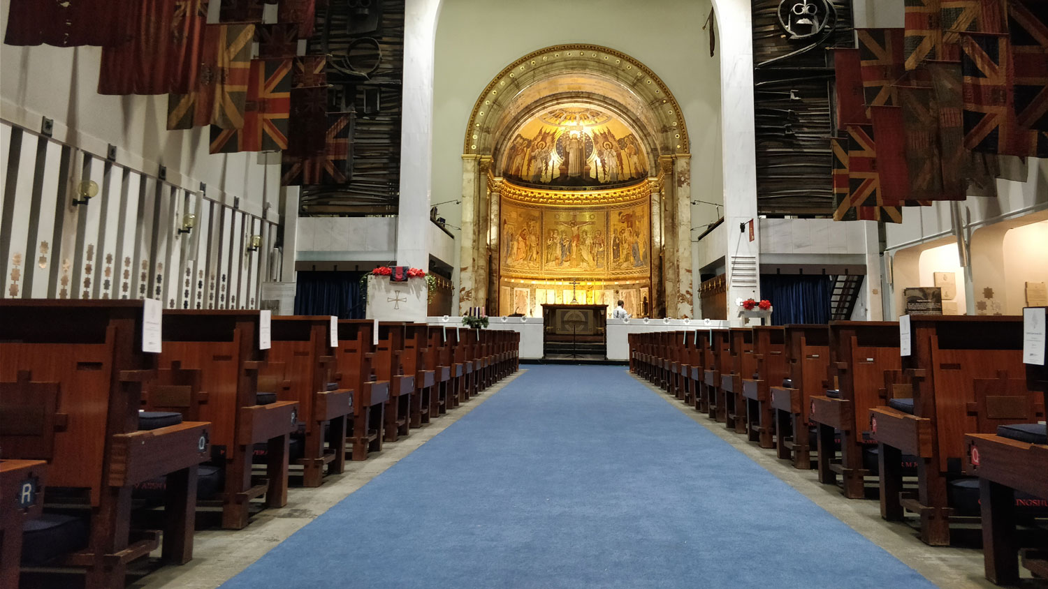 The Royal Military Chapel, the Guards’ Chapel SSAFA Christmas Carol Service (Picture: BFBS).