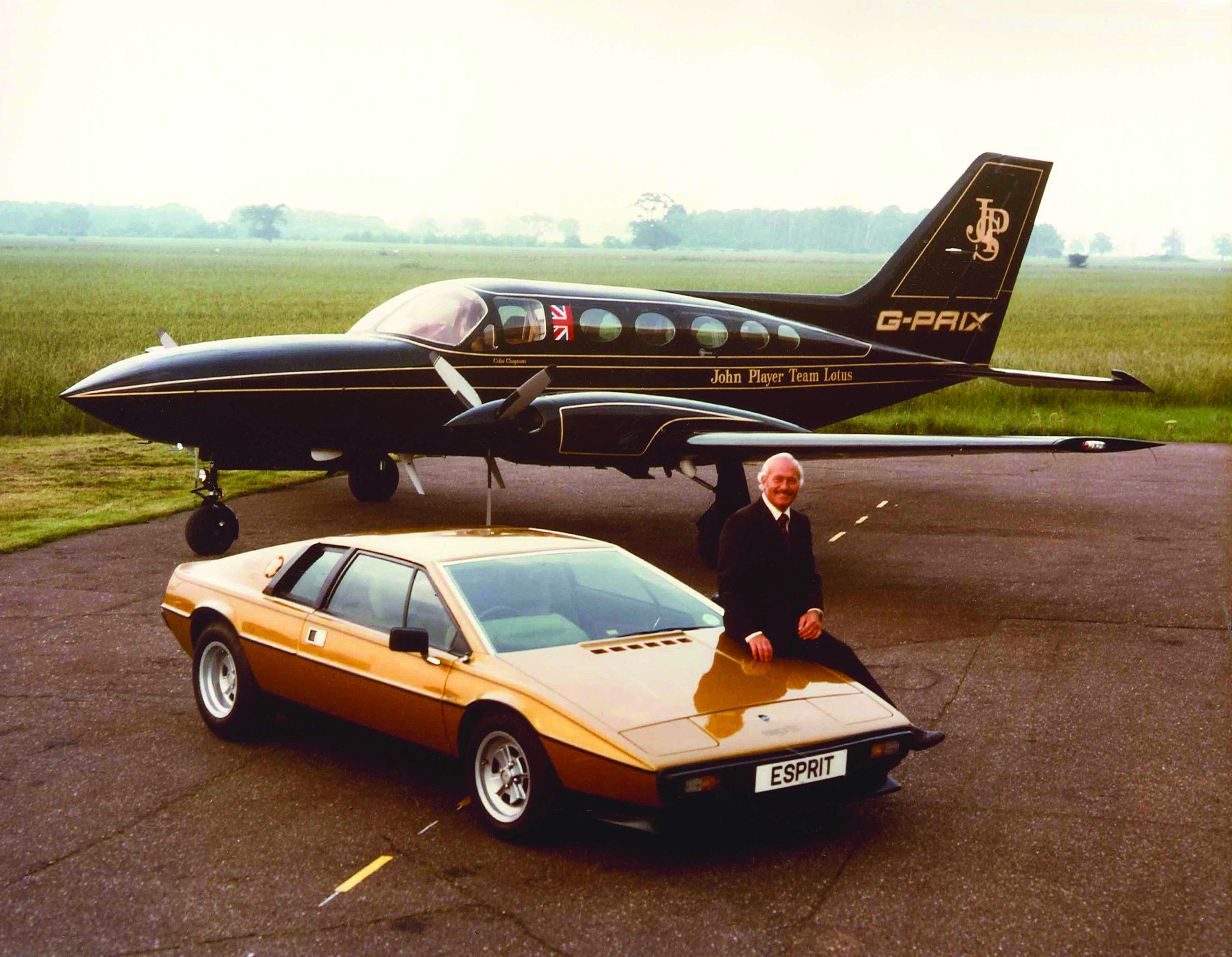 Chapman-Esprit-JPS plane MUST CREDIT GROUP LOTUS PLC