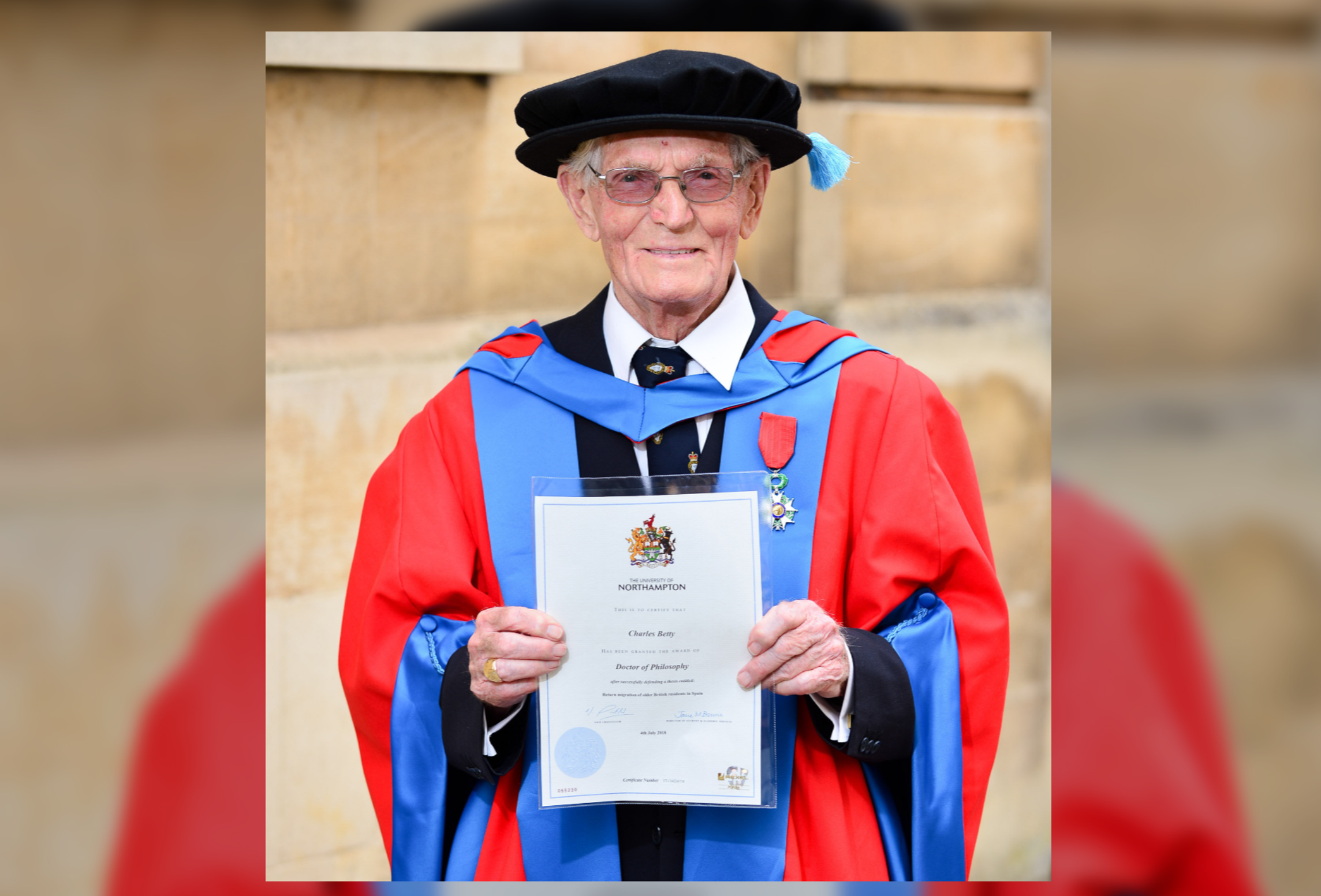 Charles Betty PhD veteran