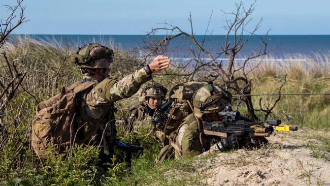 Royal Marines on Exercise Joint Warrior in 2018 (Picture: MOD).